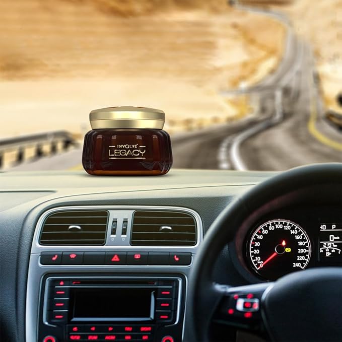 Involve Your Senses Legacy – Royal Oudh Car Perfume – 50g | Car Accessories interior | car perfumes and fresheners | Long lasting fragrance| Car perfume | Car fresheners