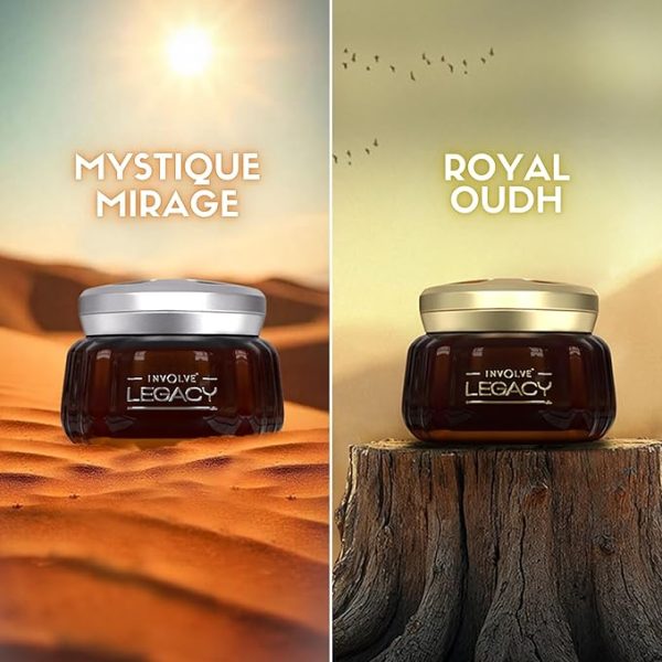 Involve Your Senses Legacy – Royal Oudh Car Perfume – 50g | Car Accessories interior | car perfumes and fresheners | Long lasting fragrance| Car perfume | Car fresheners