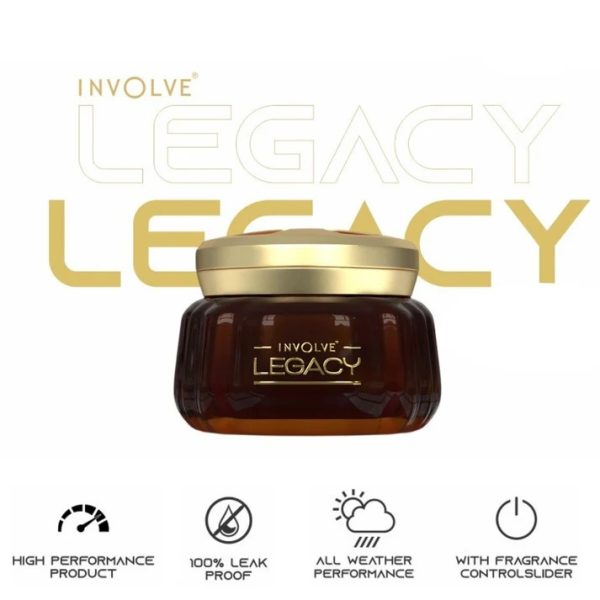 Involve Your Senses Legacy – Royal Oudh Car Perfume – 50g | Car Accessories interior | car perfumes and fresheners | Long lasting fragrance| Car perfume | Car fresheners