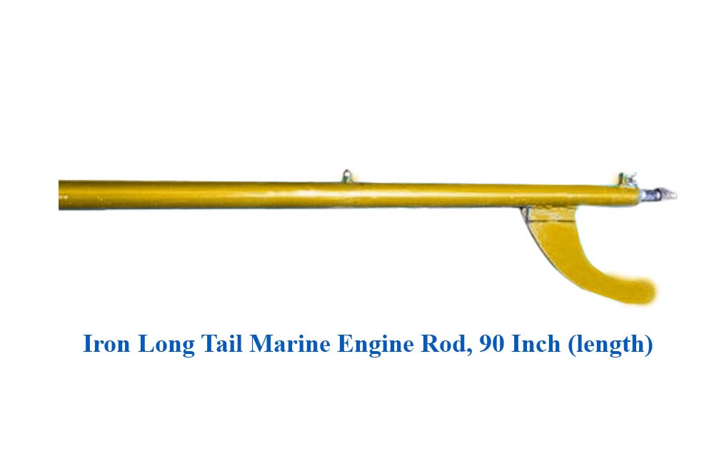 Iron Long Tail Marine Engine Rod, 90 Inch (length)